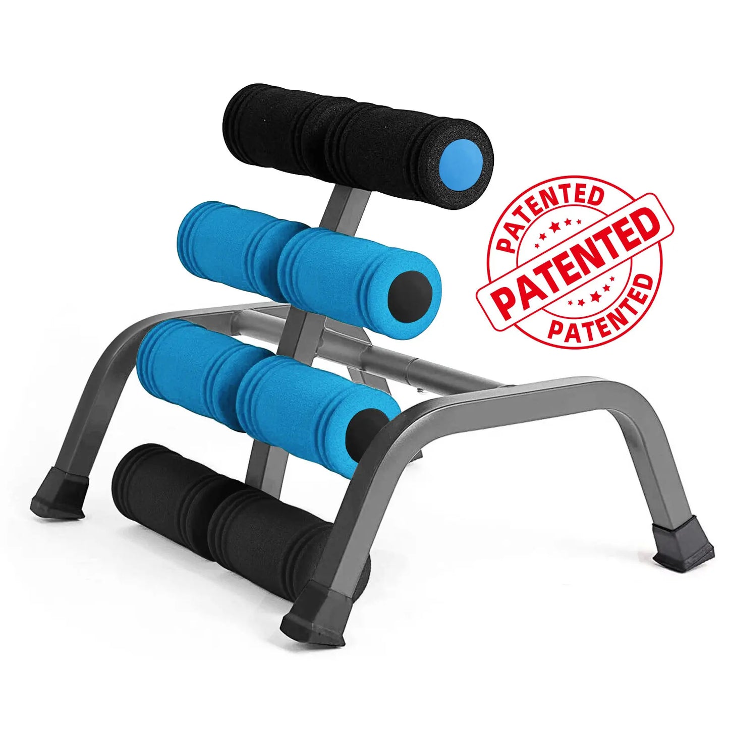 BUILDBOD Mini Inversion Table 🇺🇸 US Patent — Glutes & Back Trainer 💪 Foam Rollers