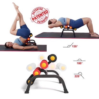 BUILDBOD Mini Inversion Table 🇺🇸 US Patent — Glutes & Back Trainer 💪 Foam Rollers