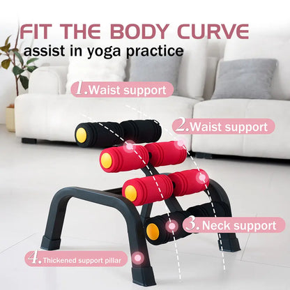 BUILDBOD Mini Inversion Table 🇺🇸 US Patent — Glutes & Back Trainer 💪 Foam Rollers