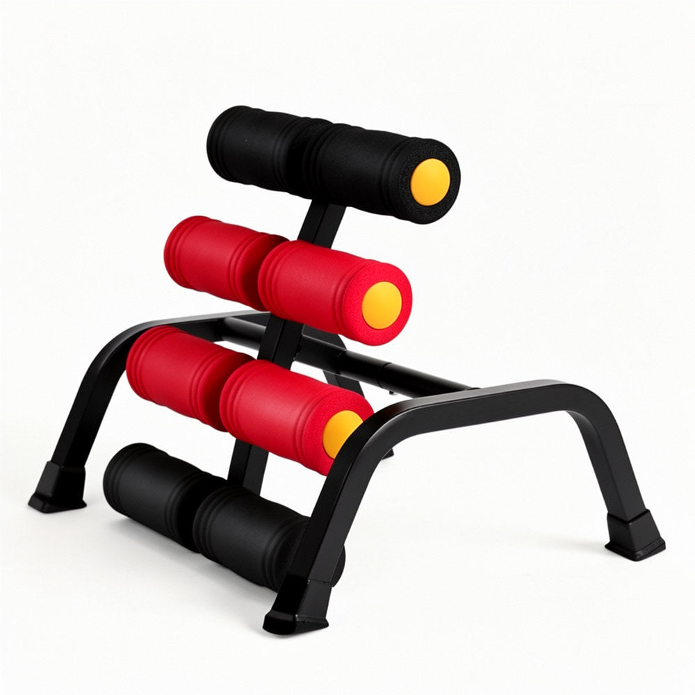 BUILDBOD Mini Inversion Table 🇺🇸 US Patent — Glutes & Back Trainer 💪 Foam Rollers