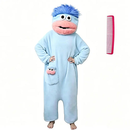 Back To School 🏫Cute Wearable Blanket Hoodie — Oversized Soft Warm Cozy Pullover for Women Men, Funny Pajamas Onesie Loungewear, Halloween Party Costume