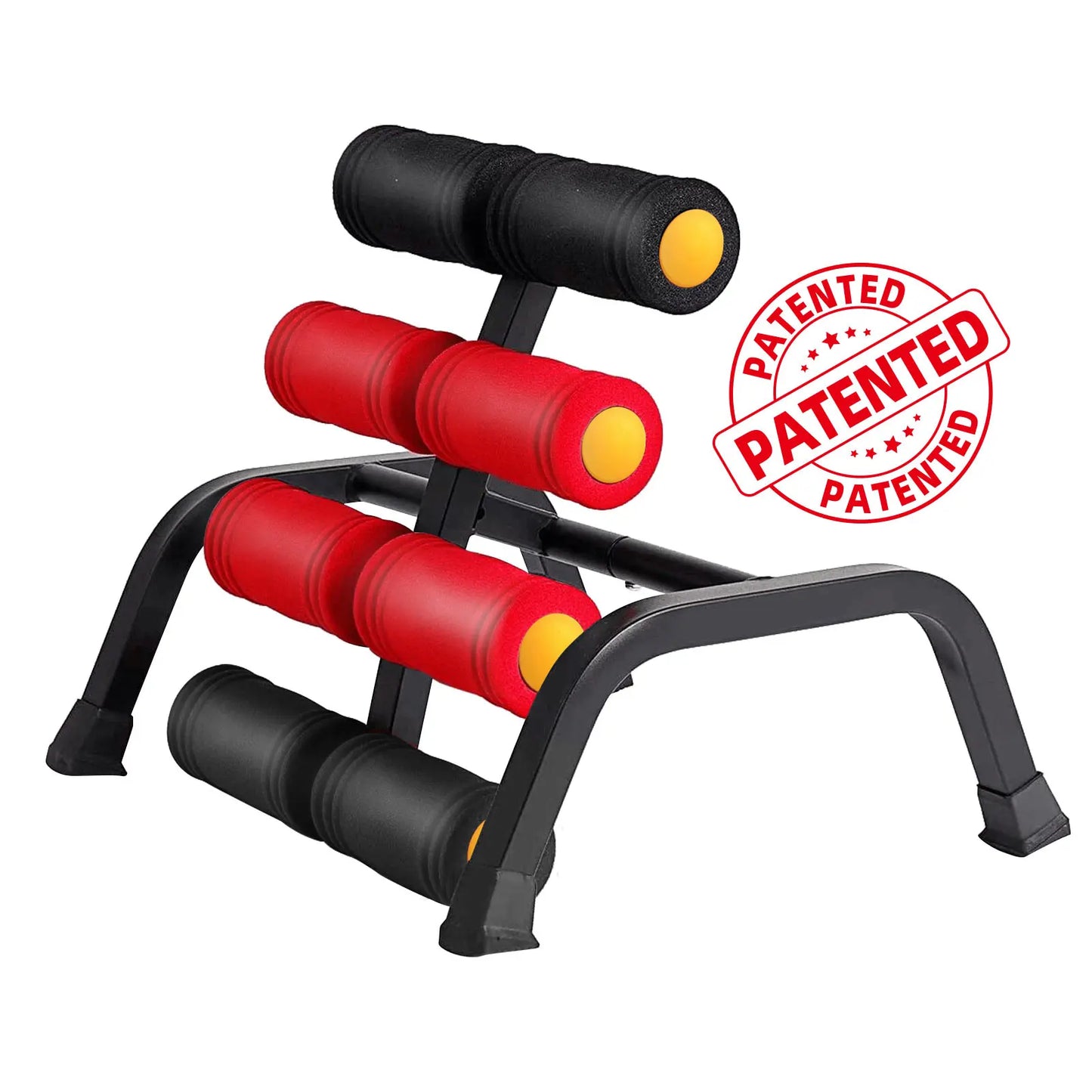 BUILDBOD Mini Inversion Table 🇺🇸 US Patent — Glutes & Back Trainer 💪 Foam Rollers