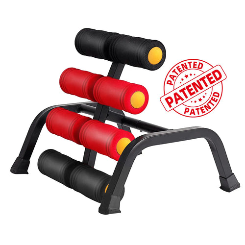 BUILDBOD Mini Inversion Table 🇺🇸 US Patent — Glutes & Back Trainer 💪 Foam Rollers